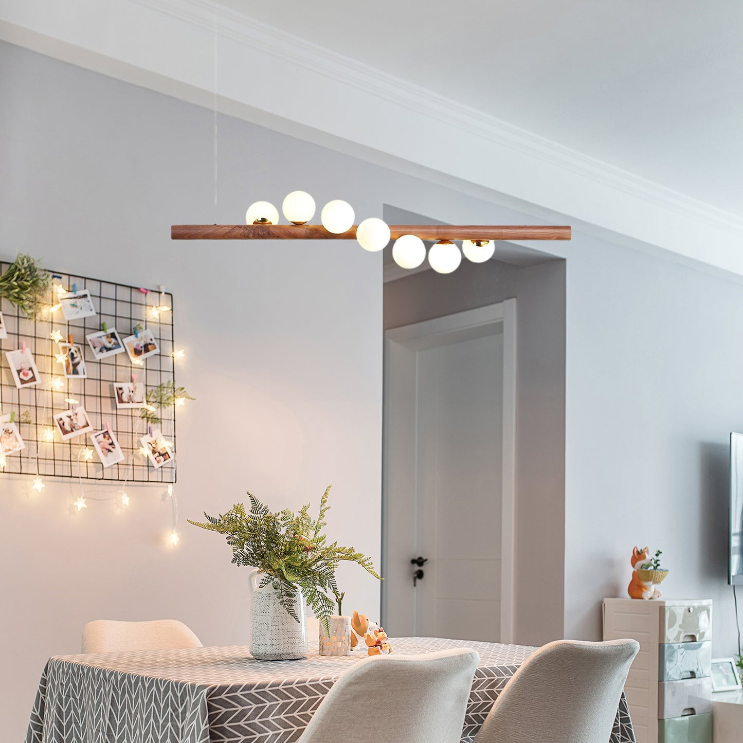 Scandinavian Wooden Pendant Lamp