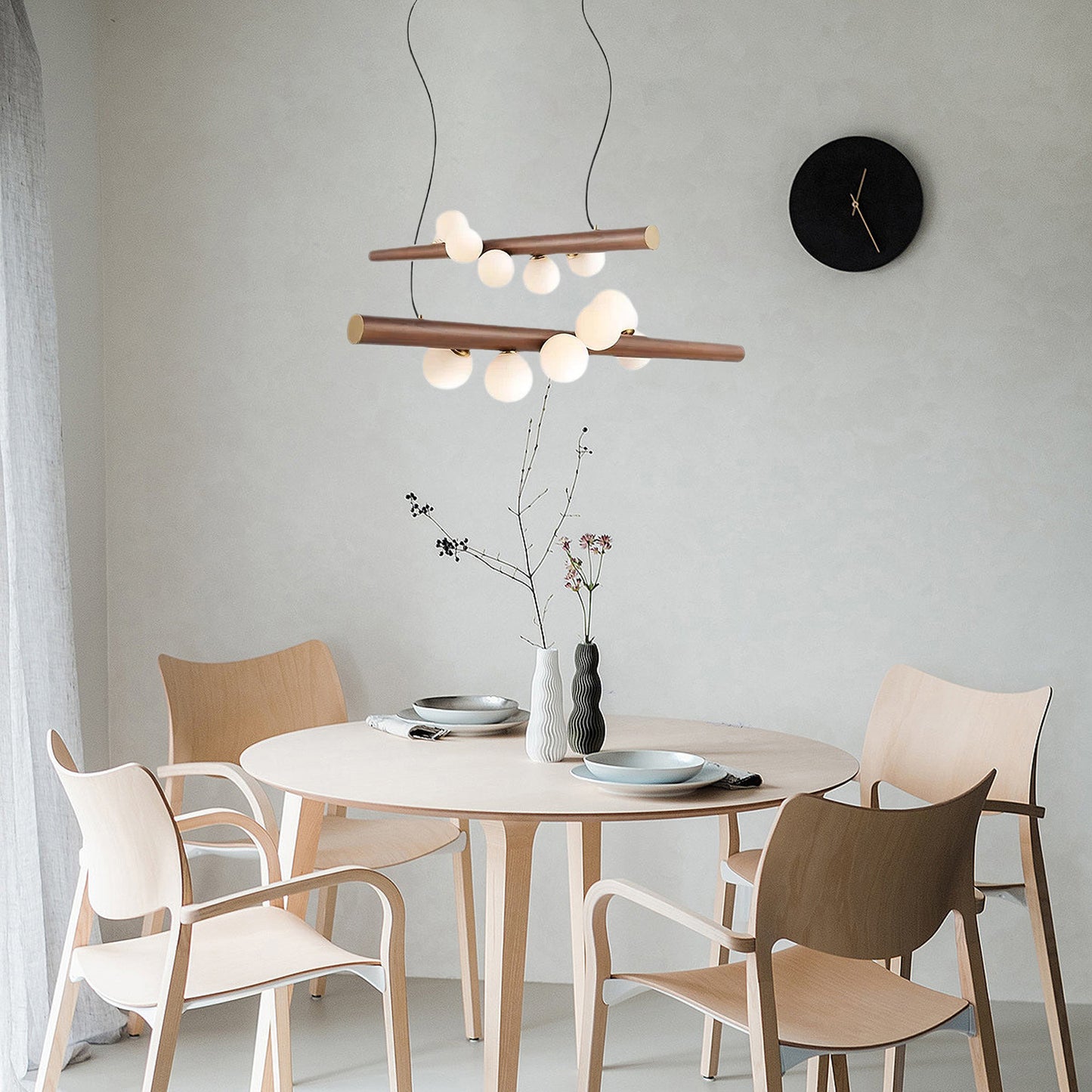 Scandinavian Wooden Pendant Lamp