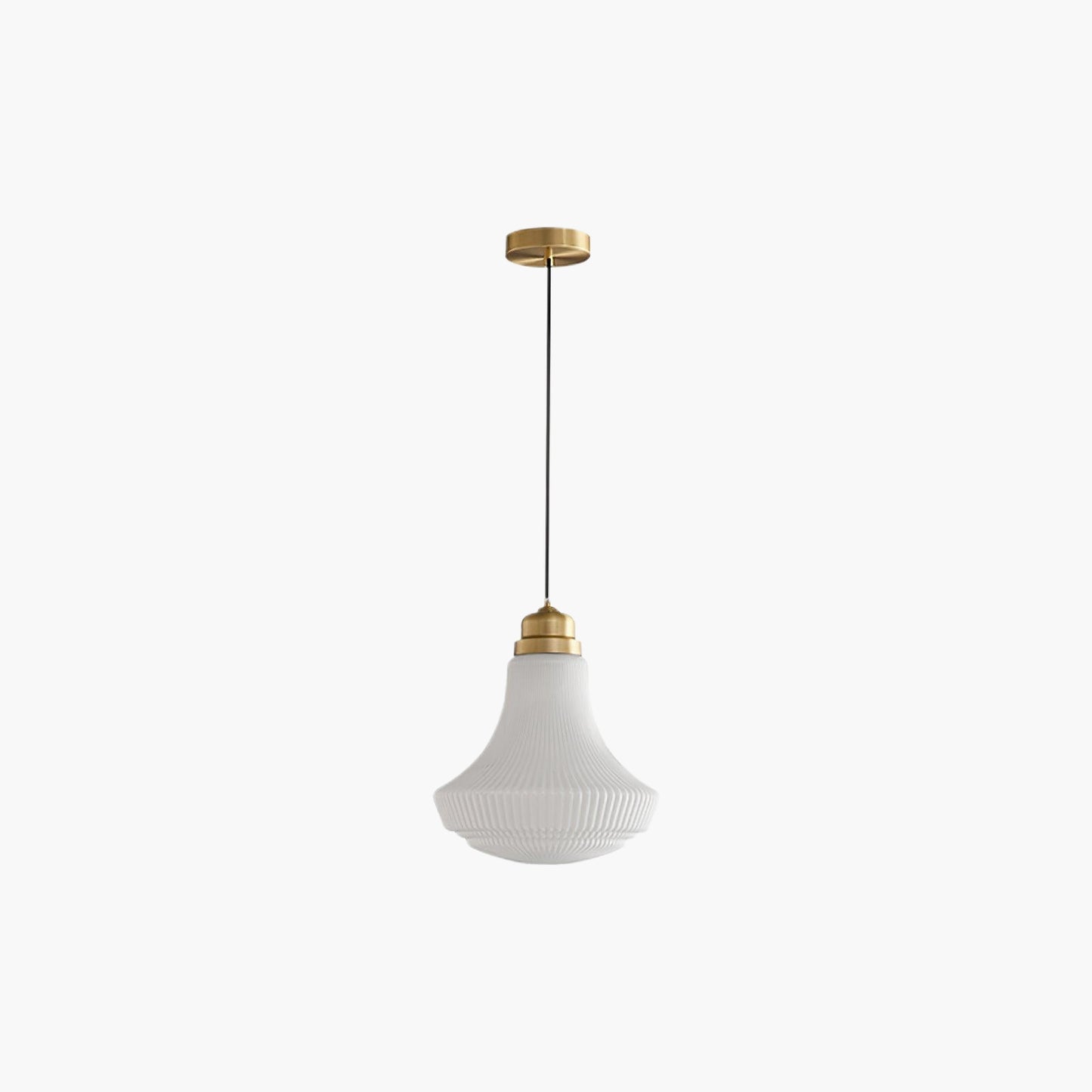 Schoolhouse Minimalist Crystal Pendant Light