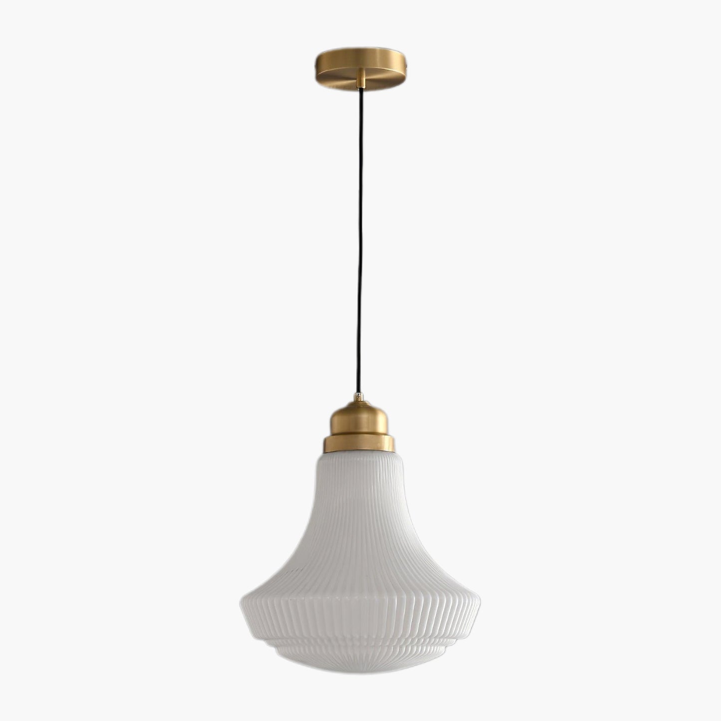 Schoolhouse Minimalist Crystal Pendant Light