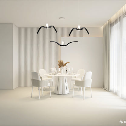 Seagull Resin Minimalist Metal Pendant Light