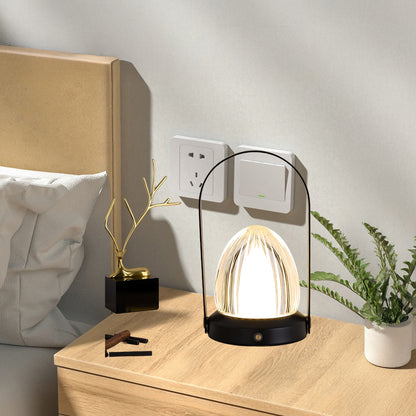 Seine Built-in Battery Eclectic Metal Table Lamp