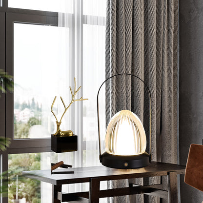 Seine Built-in Battery Eclectic Metal Table Lamp