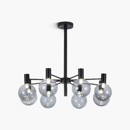 Selva Black Modern Crystal Chandelier