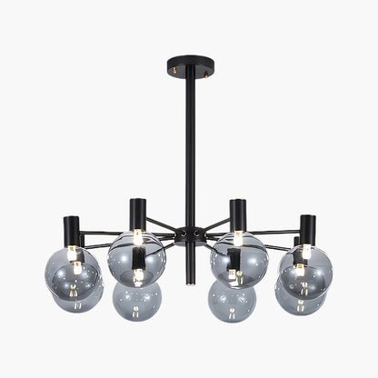 Selva Black Modern Crystal Chandelier