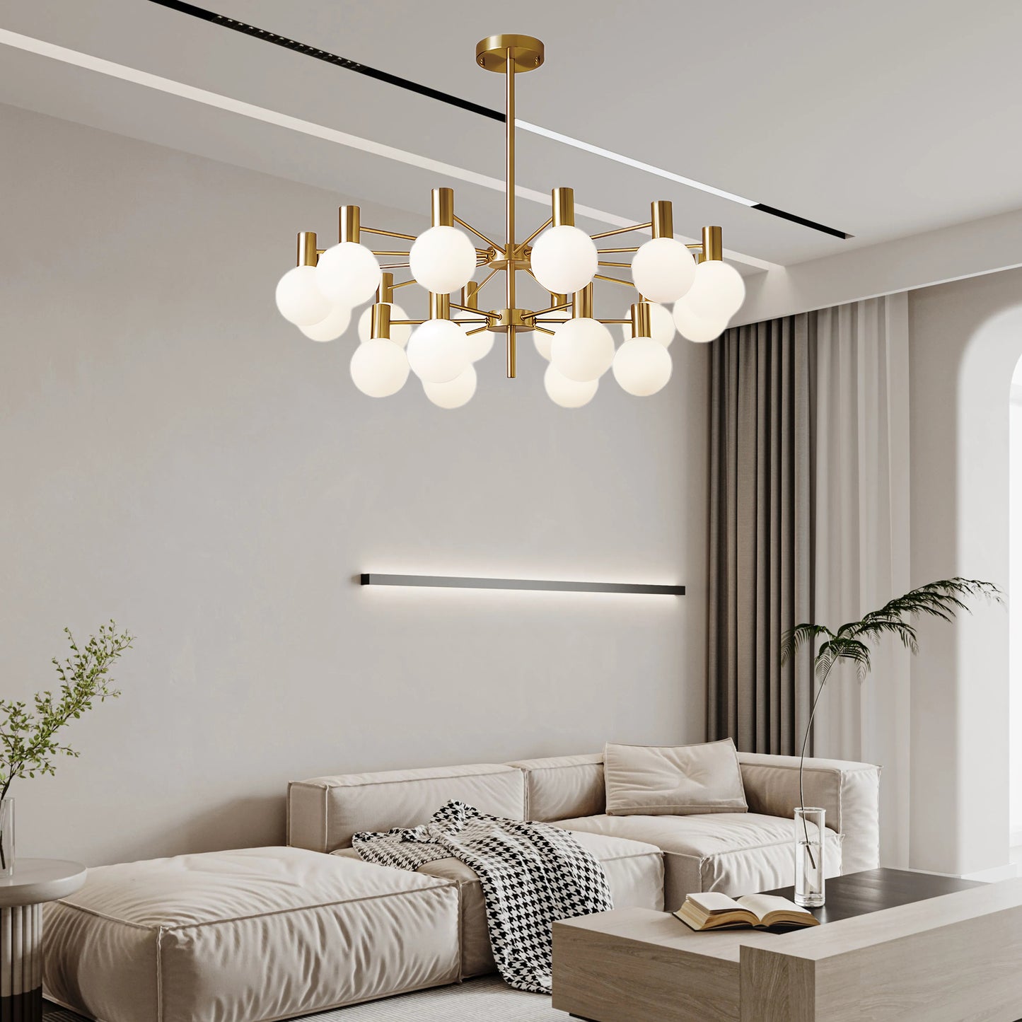 Selva Eclectic Crystal Chandelier