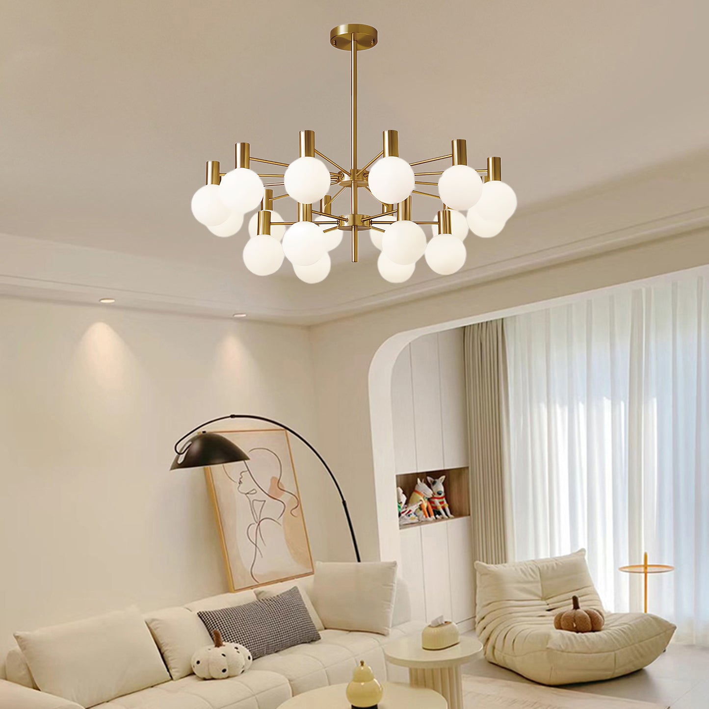 Selva Eclectic Crystal Chandelier