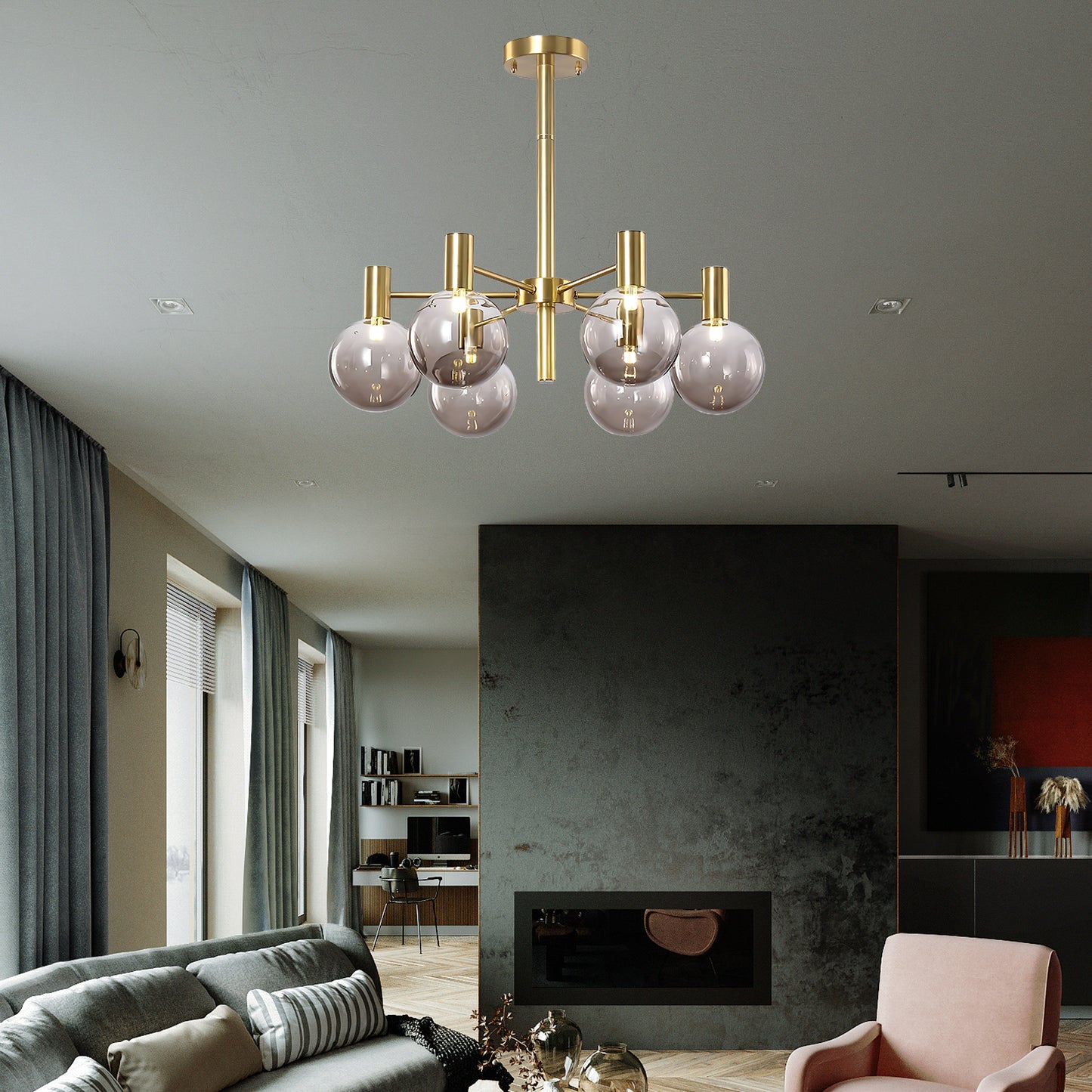 Selva Eclectic Crystal Chandelier