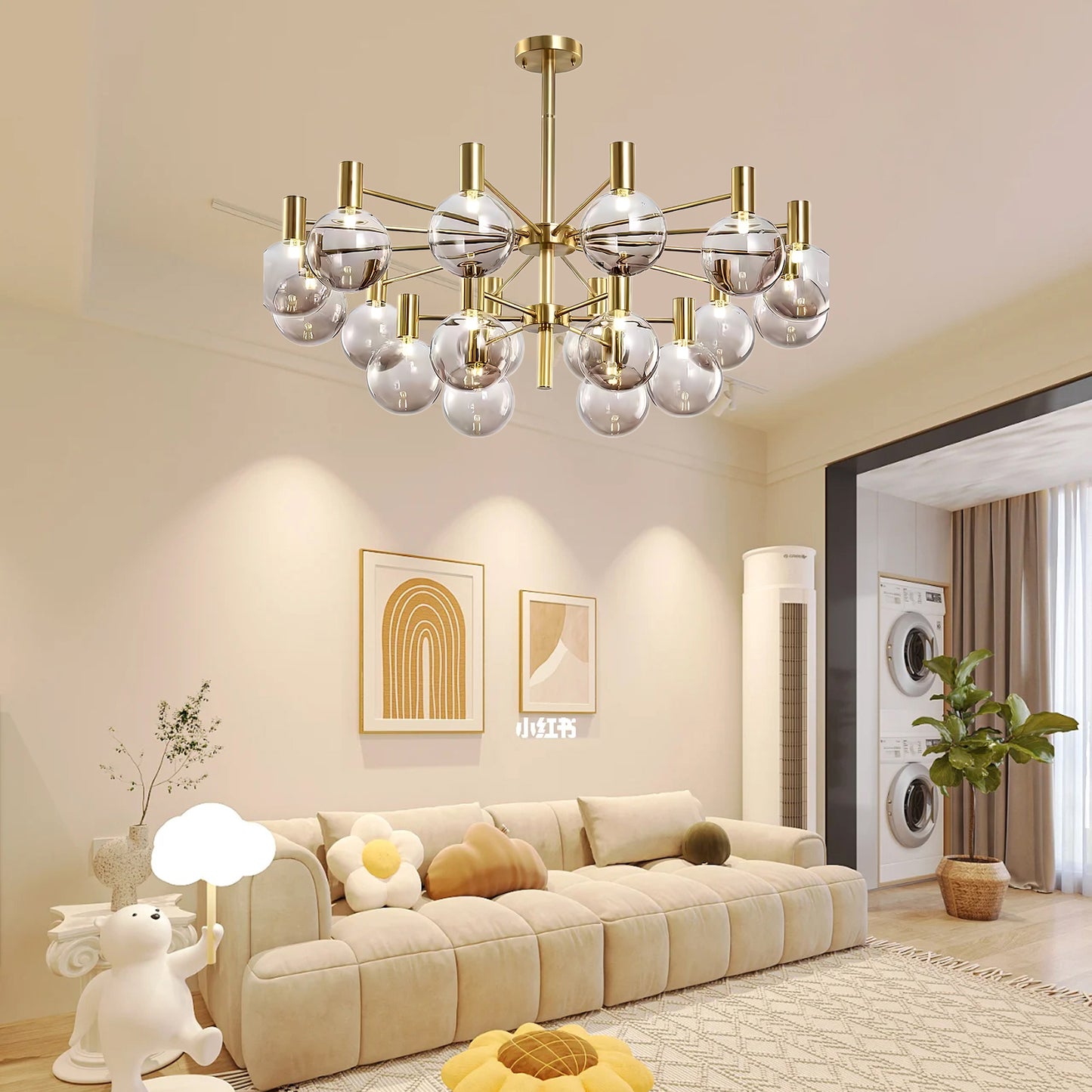 Selva Eclectic Crystal Chandelier