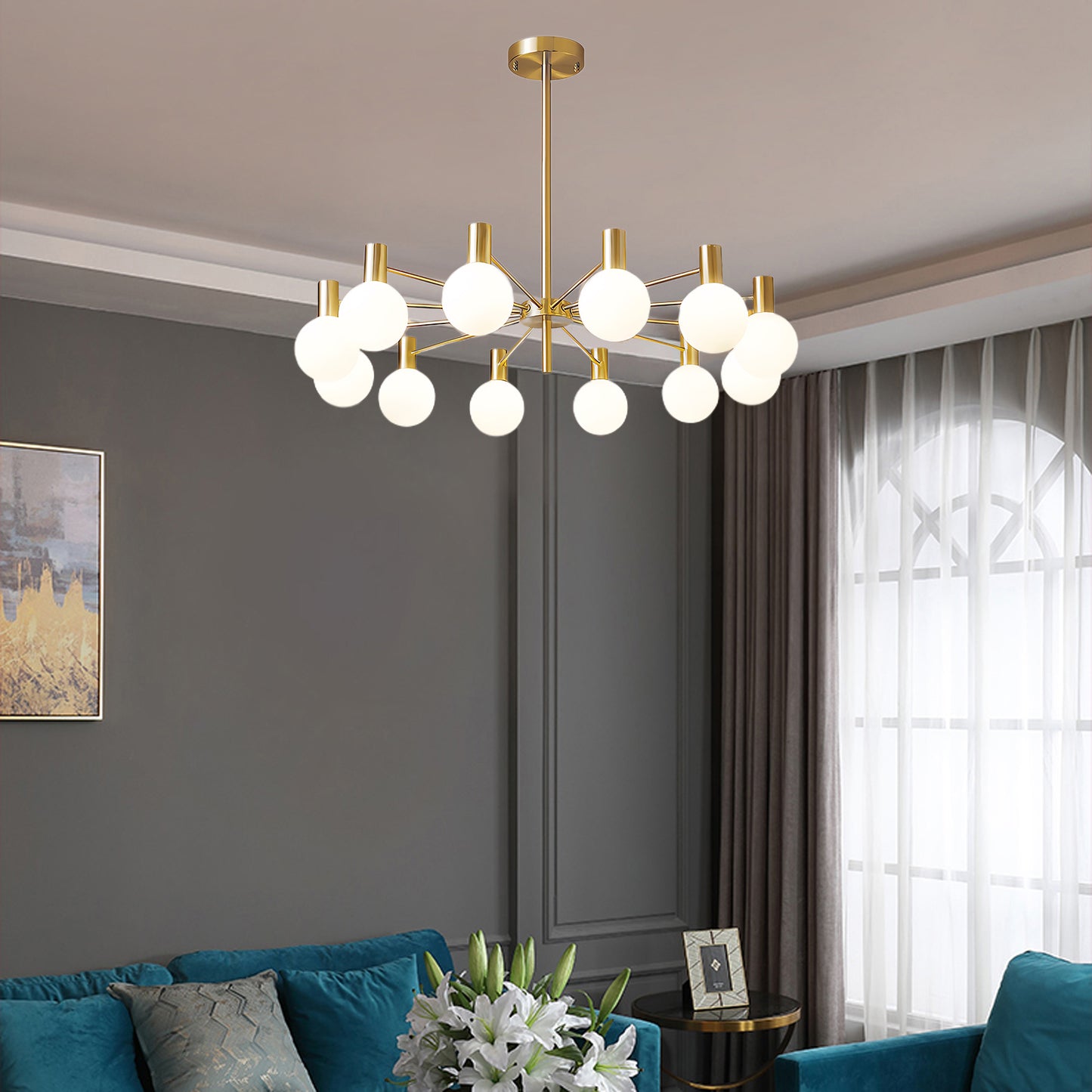 Selva Eclectic Crystal Chandelier