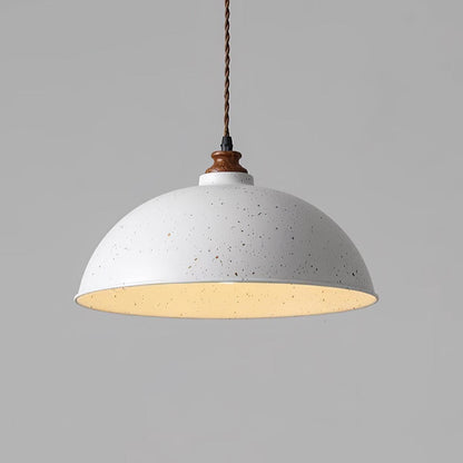 Semi Ball Contemporary Metal Pendant Light