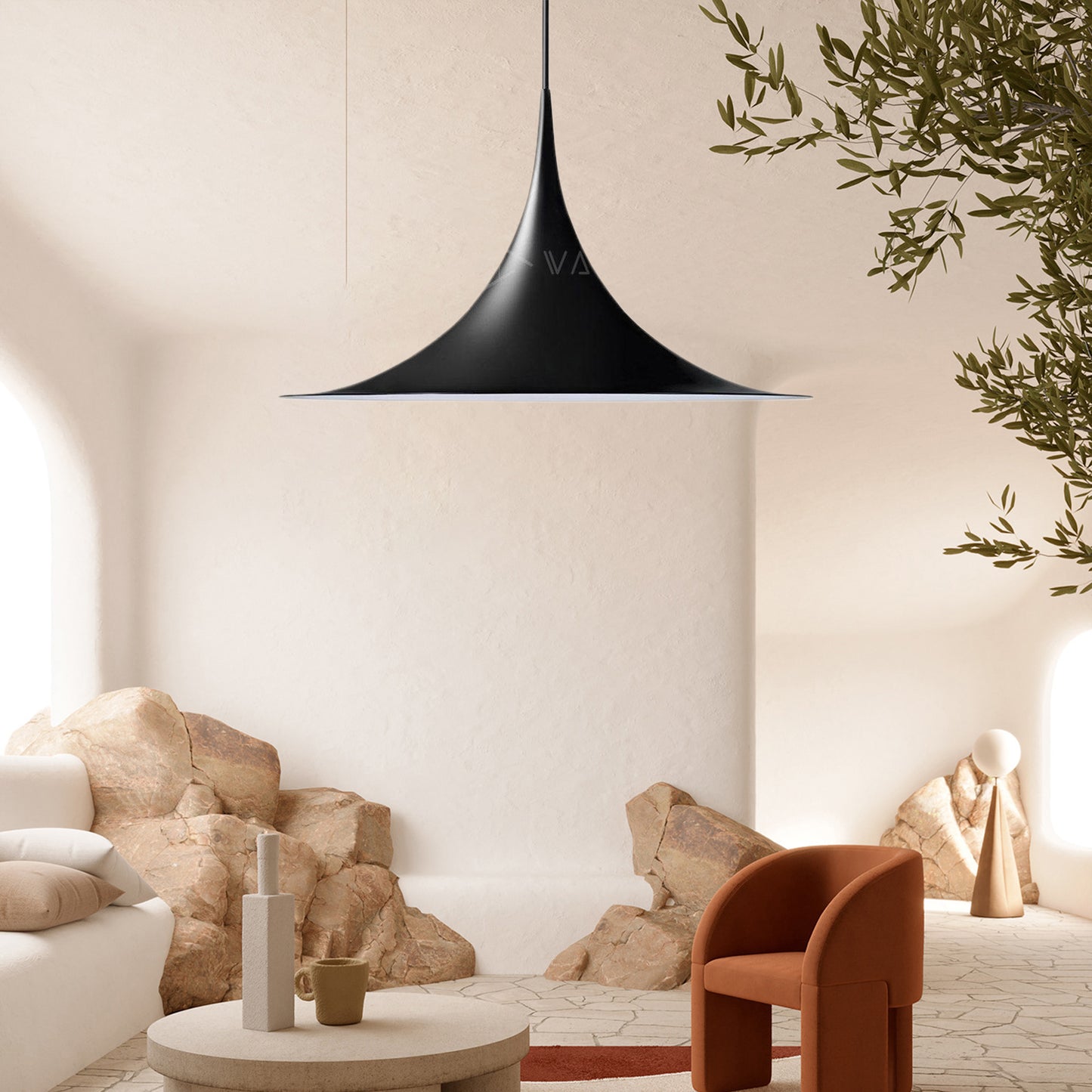 Semi Classic Metal Pendant Light