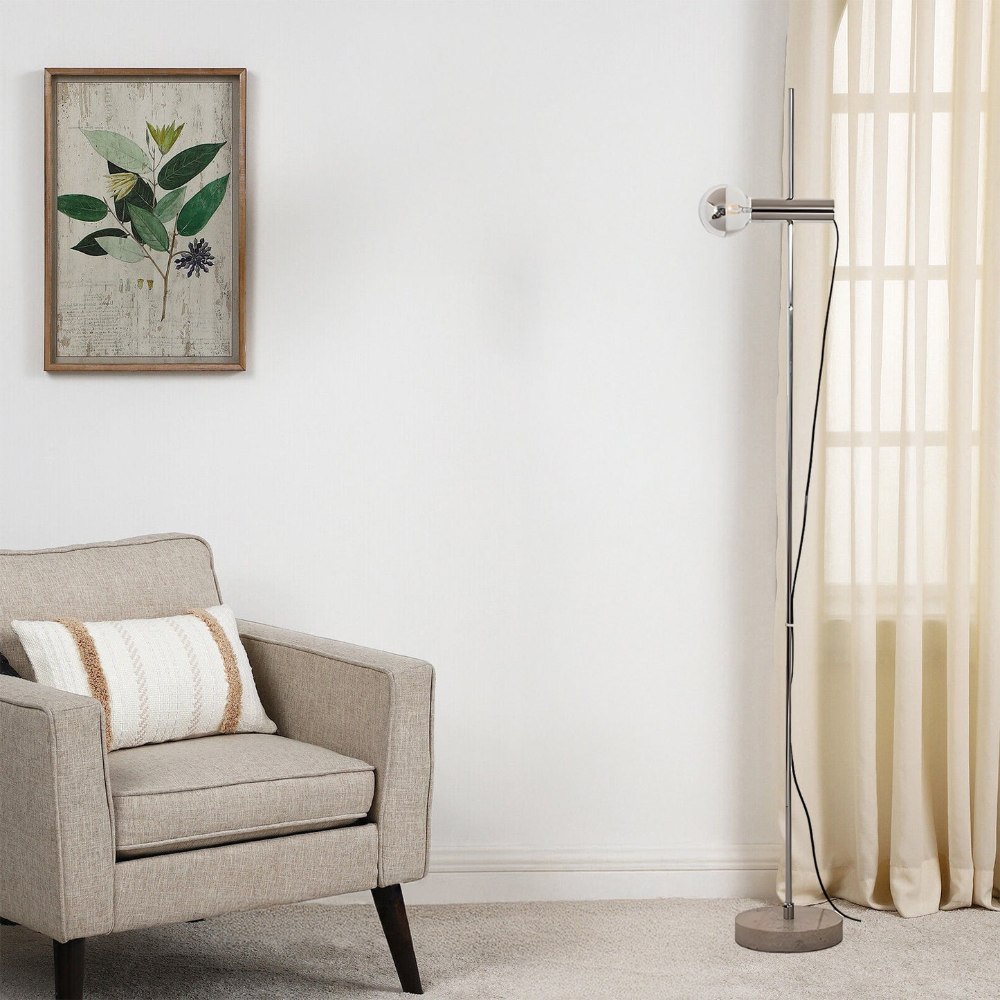 Sereno Modern Steel Floor Lamp