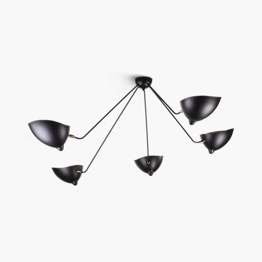 Serge Mouille Traditional Metal Ceiling Lamp B