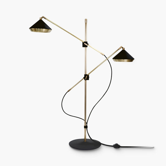 Shear Eclectic Metal Floor Lamp