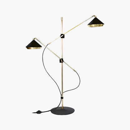 Shear Eclectic Metal Floor Lamp