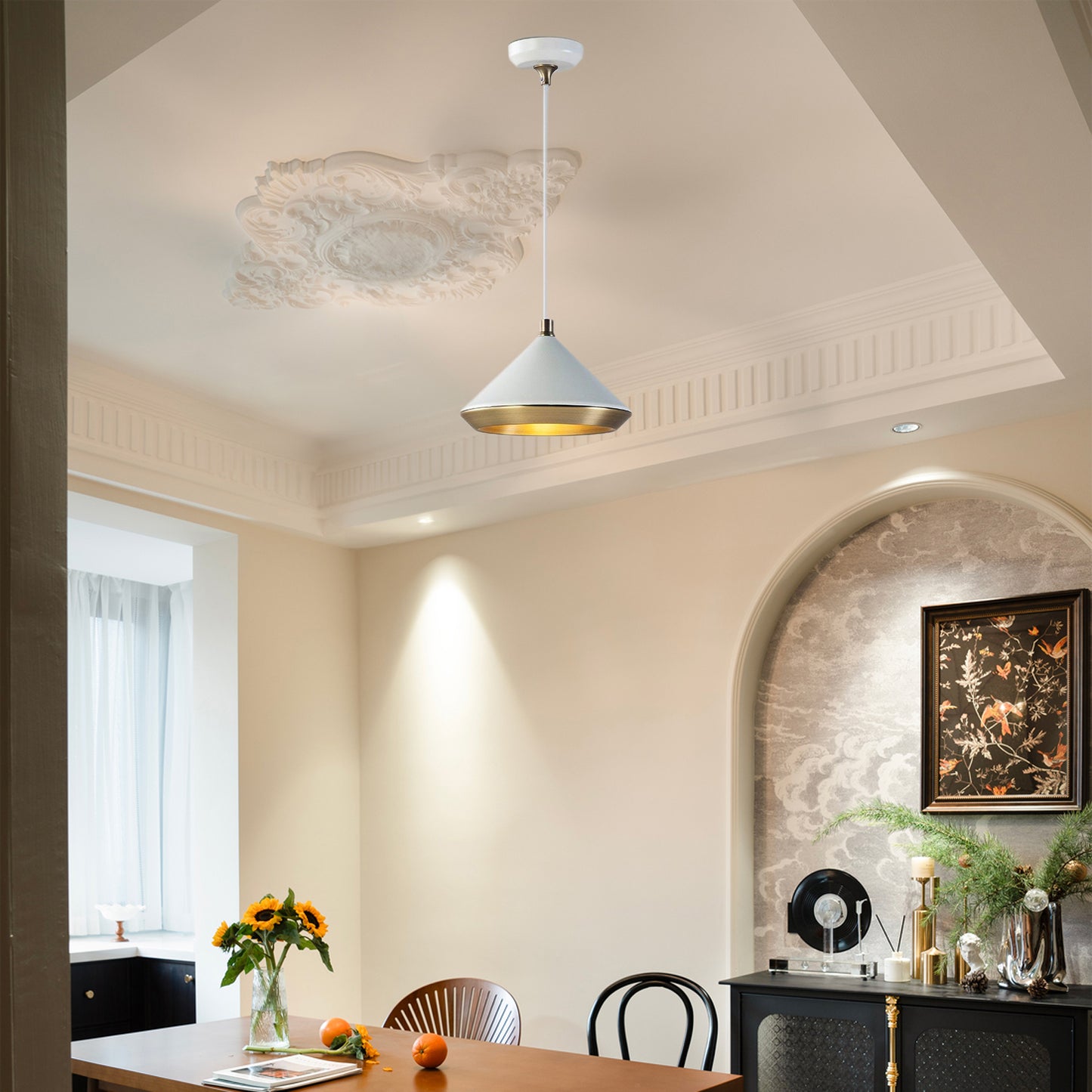 Shear Eclectic Metal Pendant Light