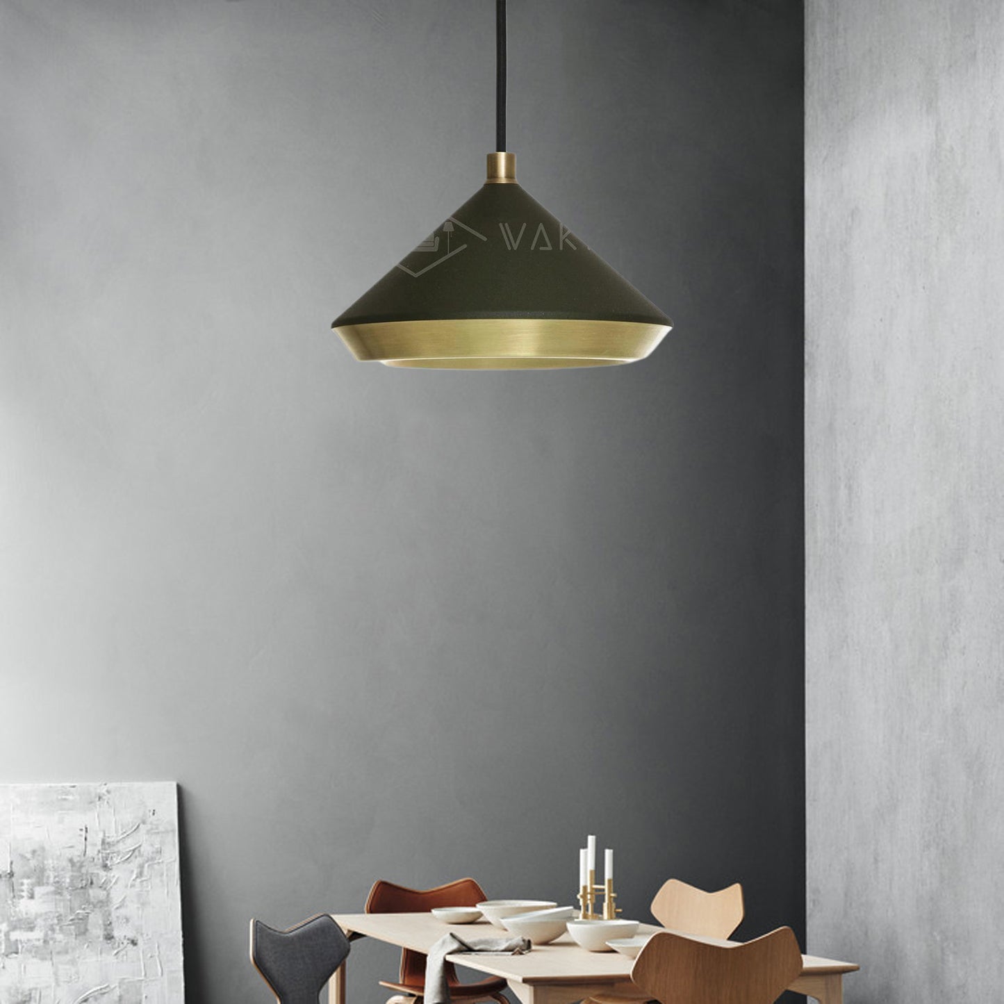 Shear Eclectic Metal Pendant Light