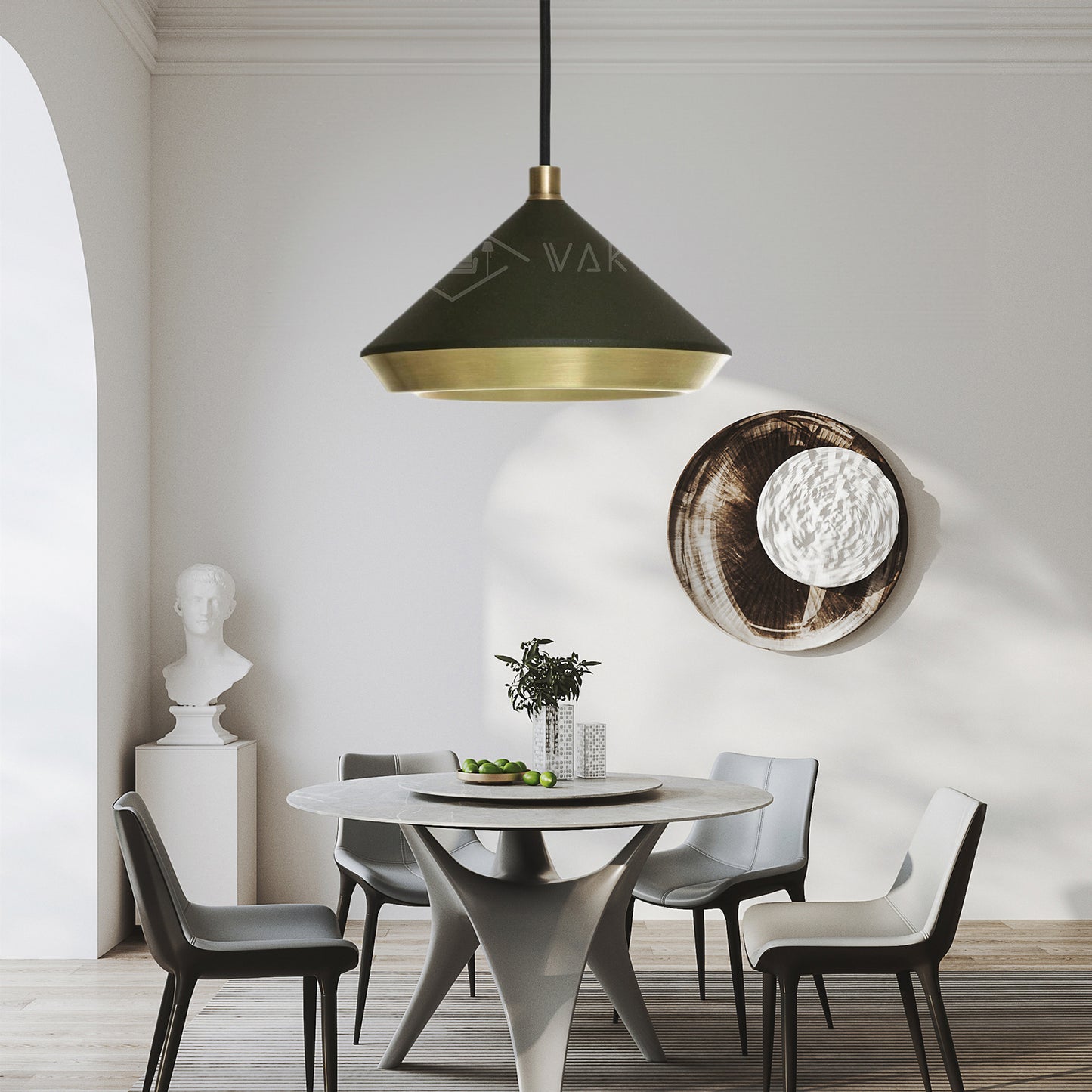 Shear Eclectic Metal Pendant Light