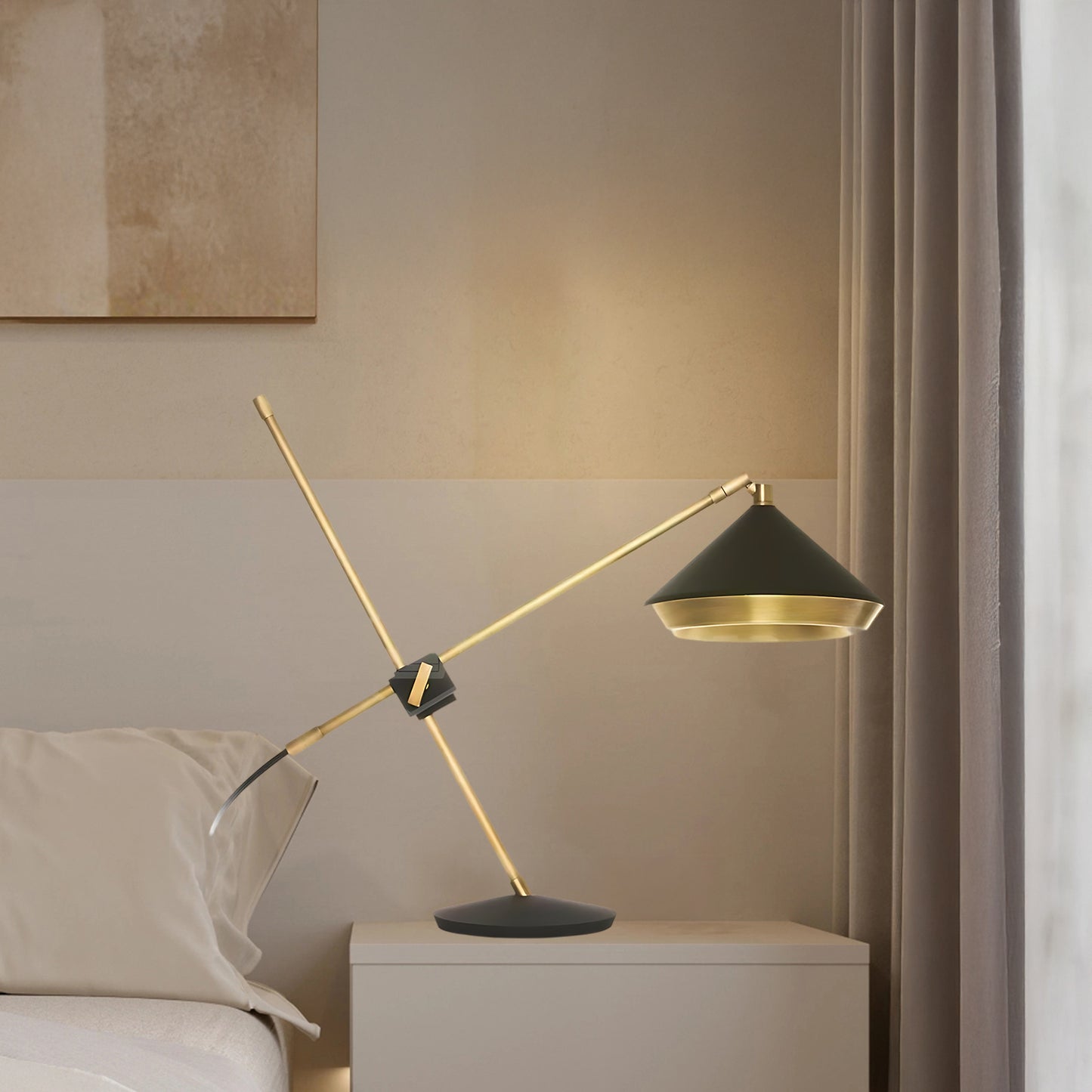 Shear Classic Metal Table Lamp