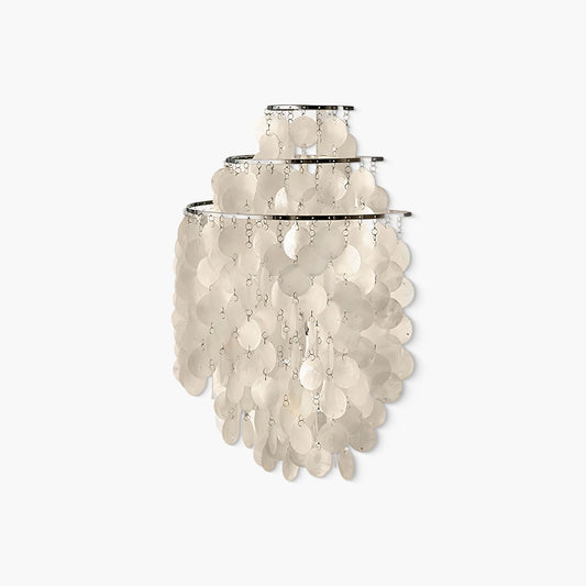 Shell Cascading Modern Metal Wall Light