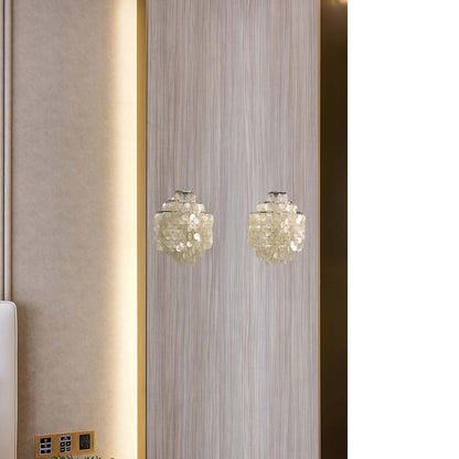 Shell Cascading Modern Metal Wall Light