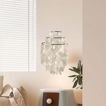 Shell Cascading Modern Metal Wall Light