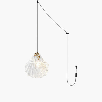 Shell Mini Modern Crystal Pendant Swag Light