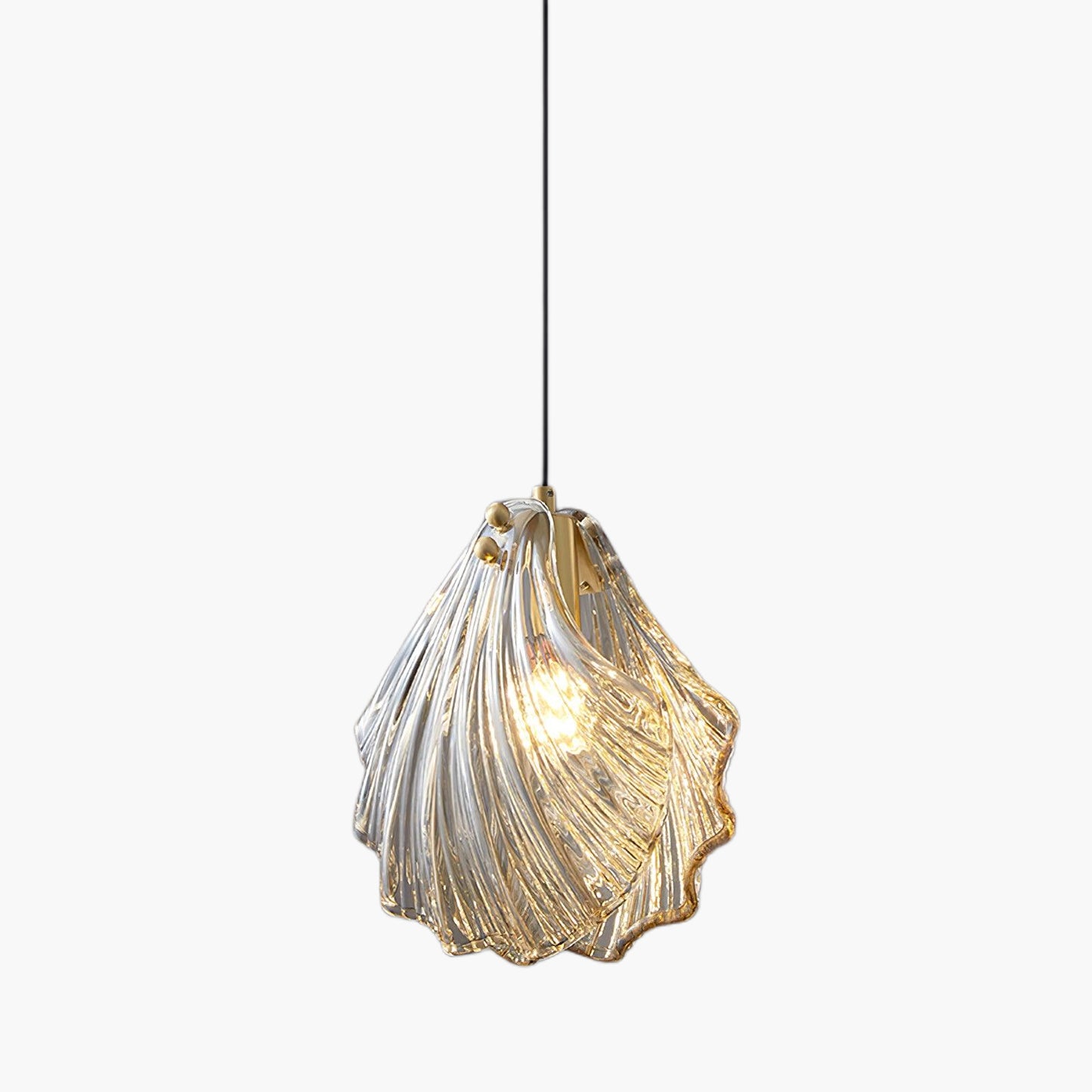 Shell Mini Modern Crystal Pendant Swag Light