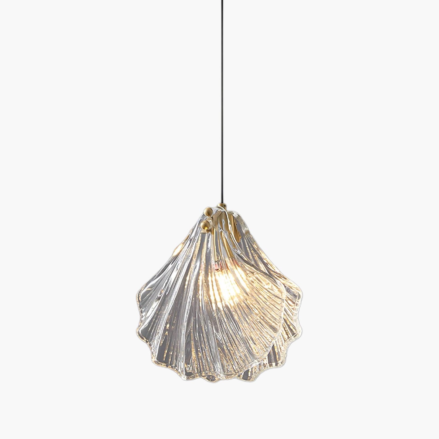 Shell Mini Modern Crystal Pendant Swag Light