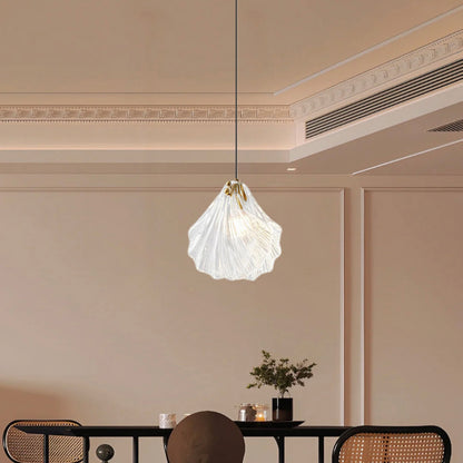 Shell Mini Modern Crystal Pendant Swag Light