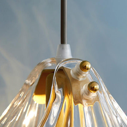 Shell Mini Modern Crystal Pendant Swag Light