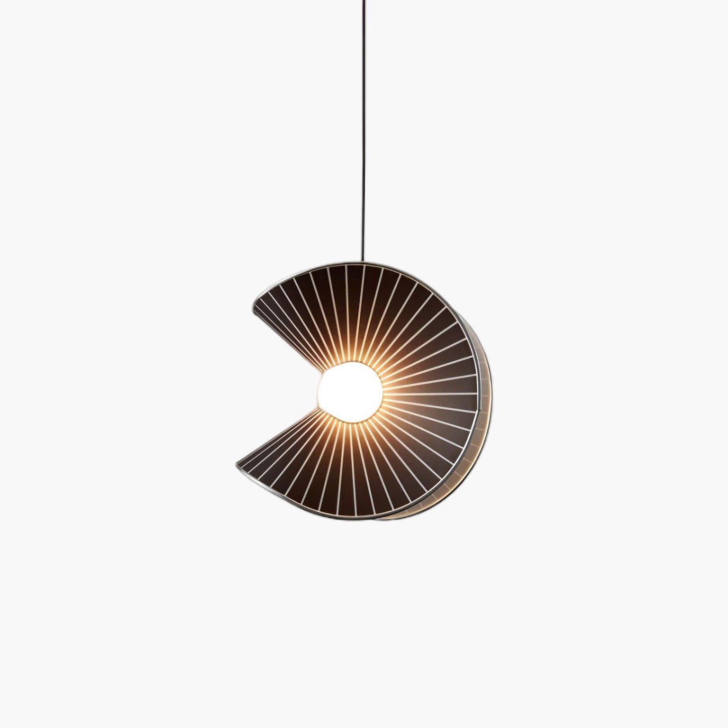 Shell Nordic Eclectic Metal Pendant Light