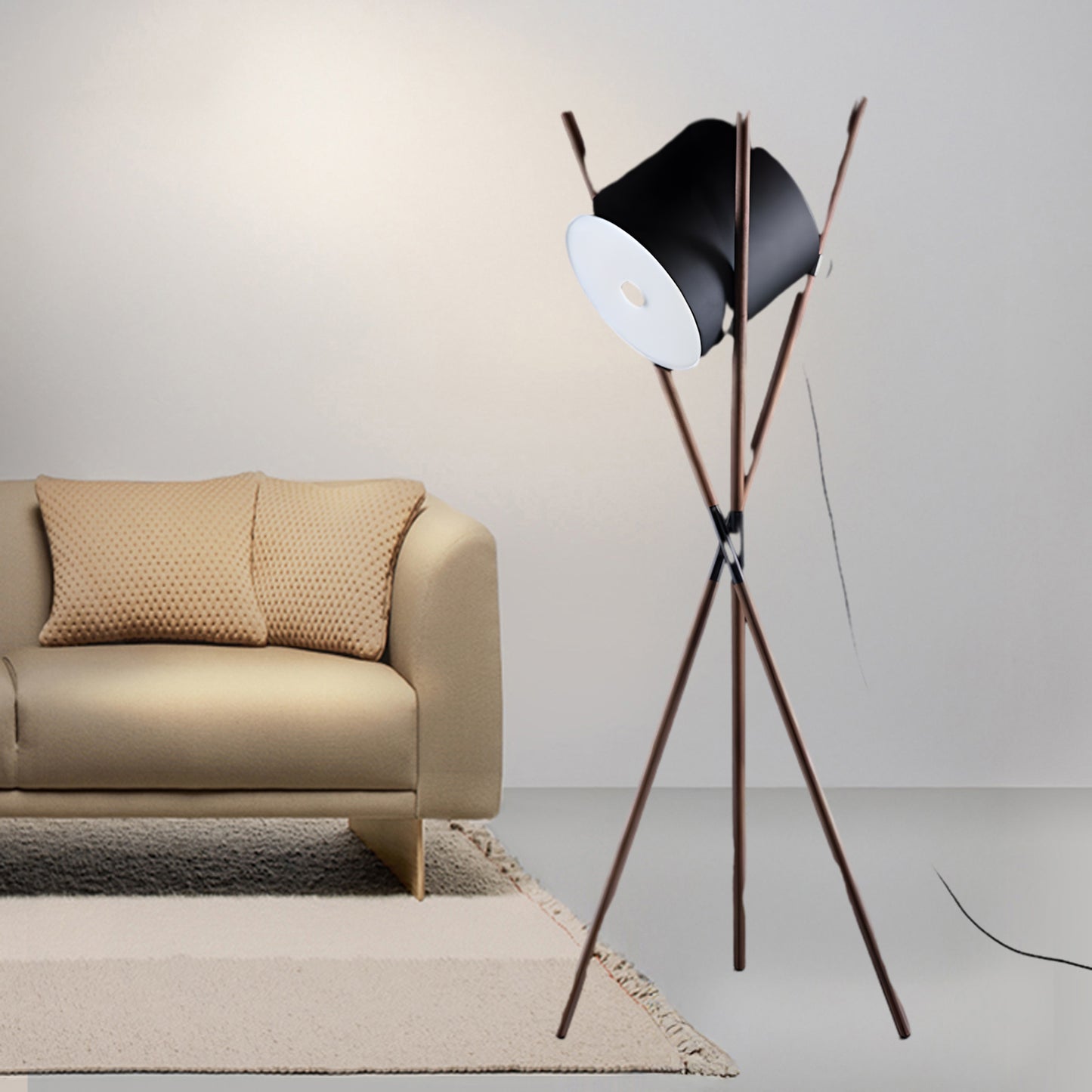 Shift Eclectic Metal Floor Lamp