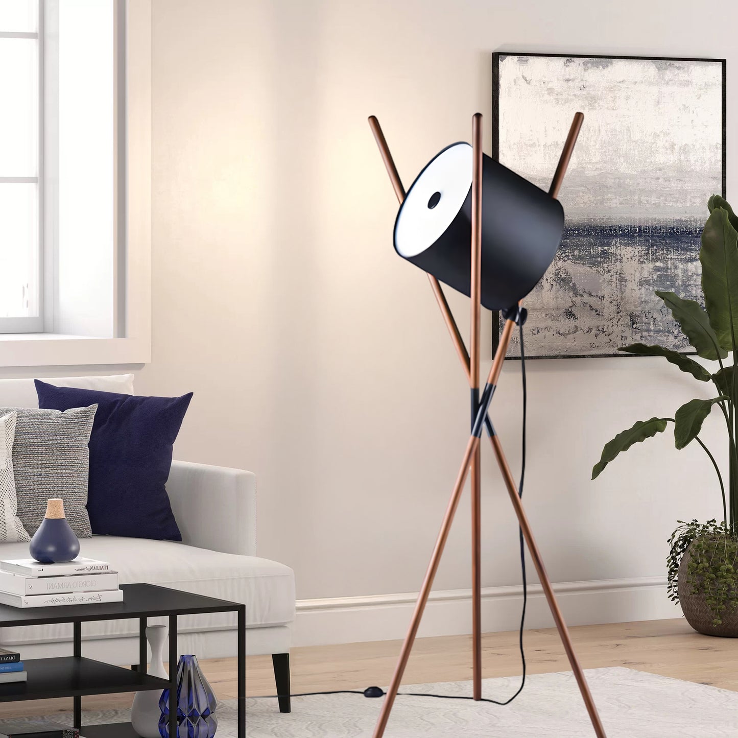 Shift Eclectic Metal Floor Lamp