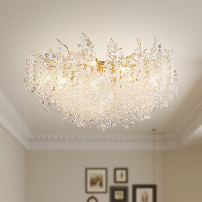 Shiro Noda Modern Crystal Ceiling Lamp