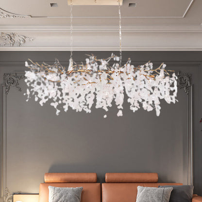 Shiro Noda Contemporary Crystal Chandelier