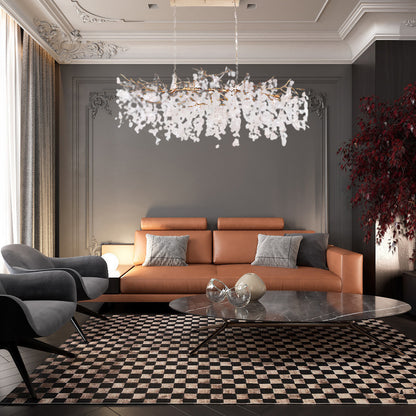 Shiro Noda Contemporary Crystal Chandelier