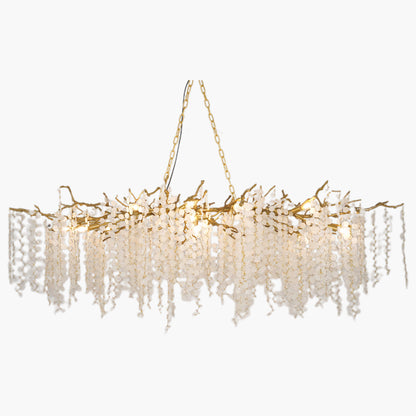 Shiro Noda Contemporary Crystal Chandelier