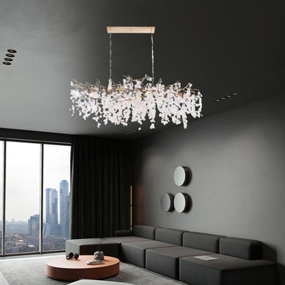 Shiro Noda Contemporary Crystal Chandelier