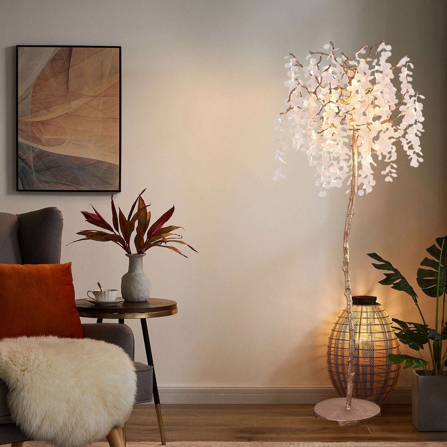 Shiro Noda Modern Crystal Floor Light