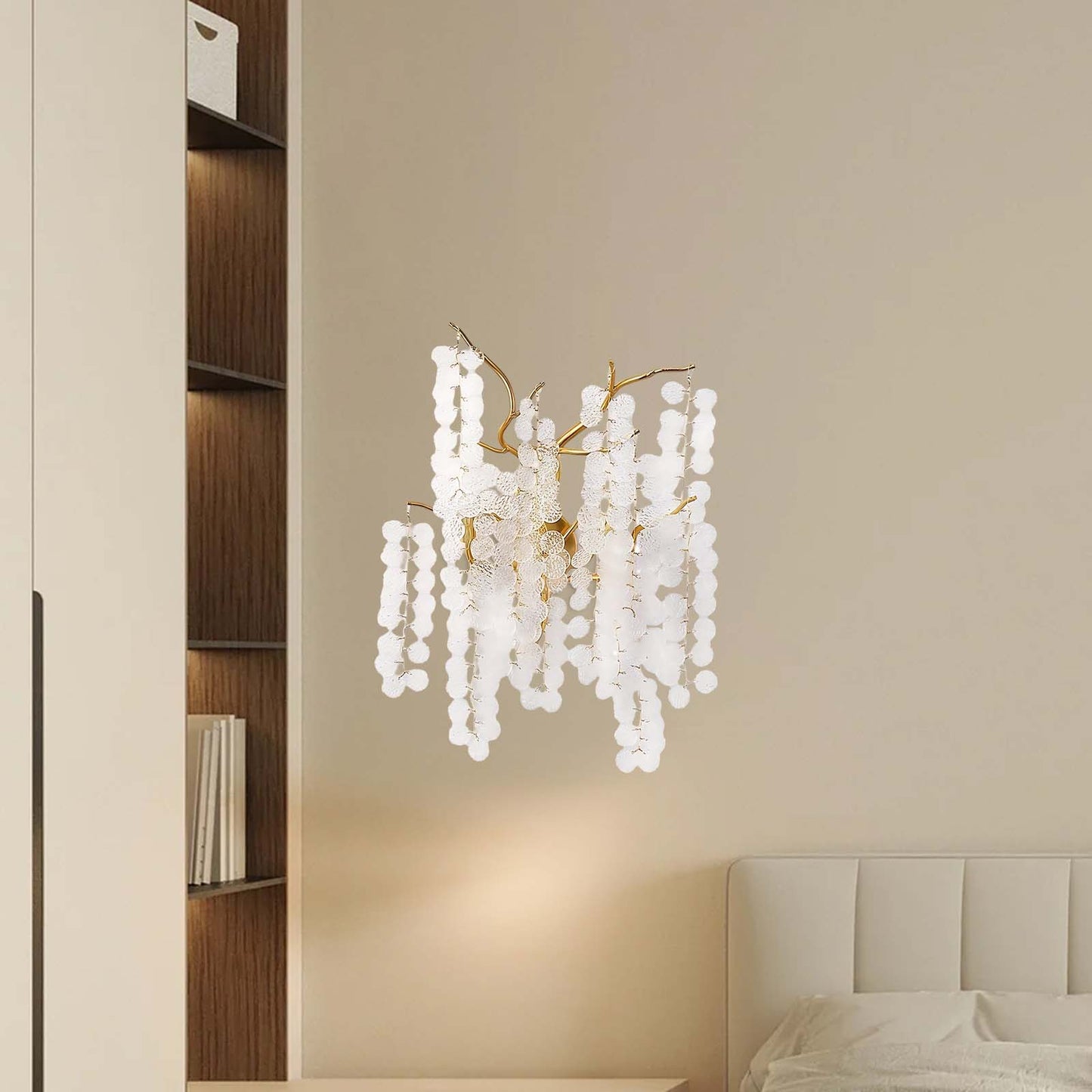 Shiro Noda Contemporary Crystal Wall Lamp