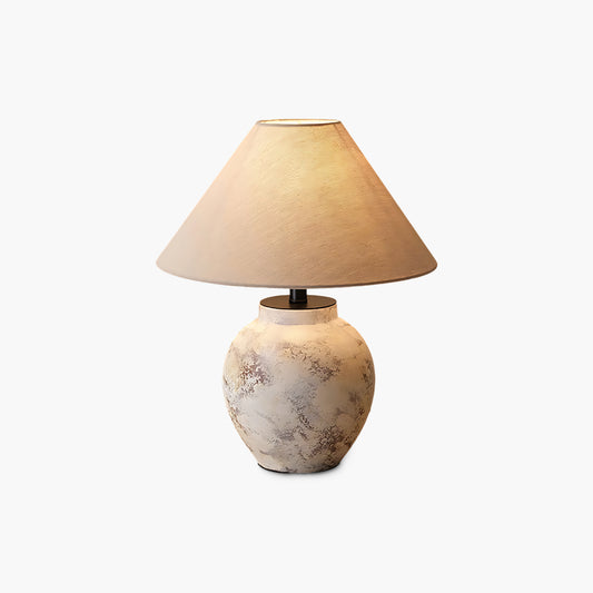 Sierra Clay Eclectic Metal Table Lamp