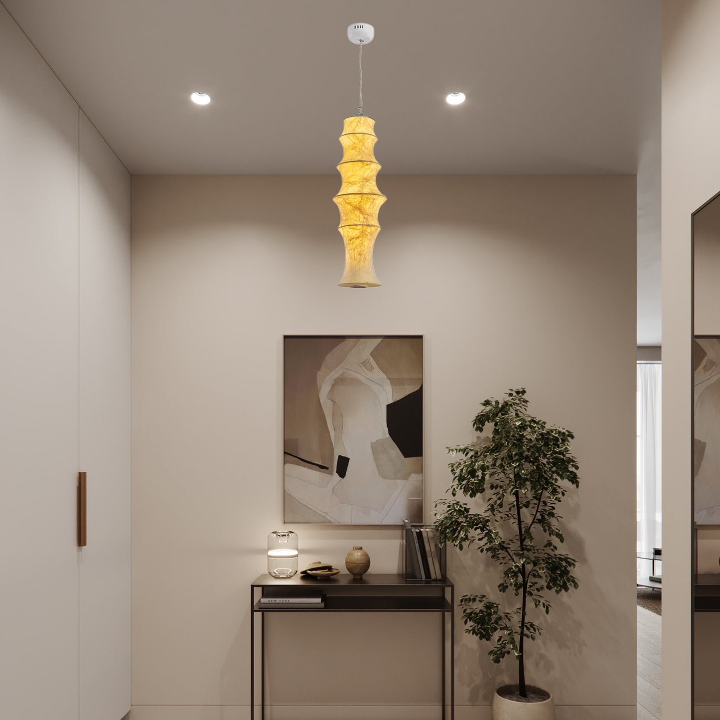 Silk Falkland Minimalist Metal Pendant Lamp