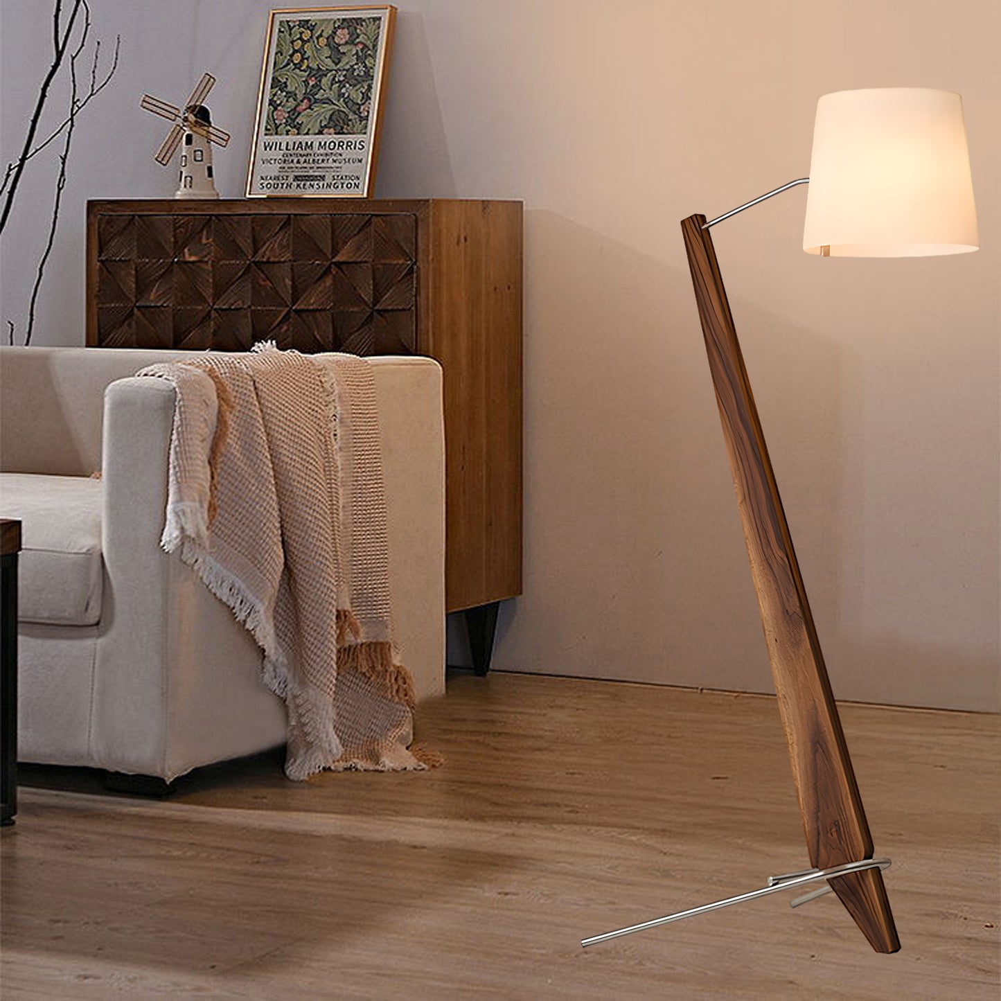 Silva Giant Minimalist Metal Floor Lamp