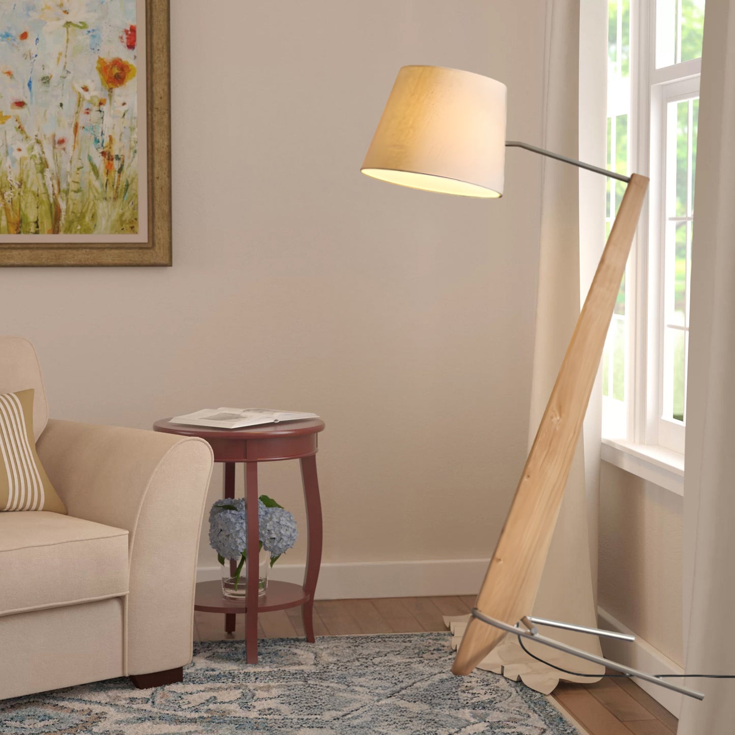 Silva Giant Minimalist Metal Floor Lamp