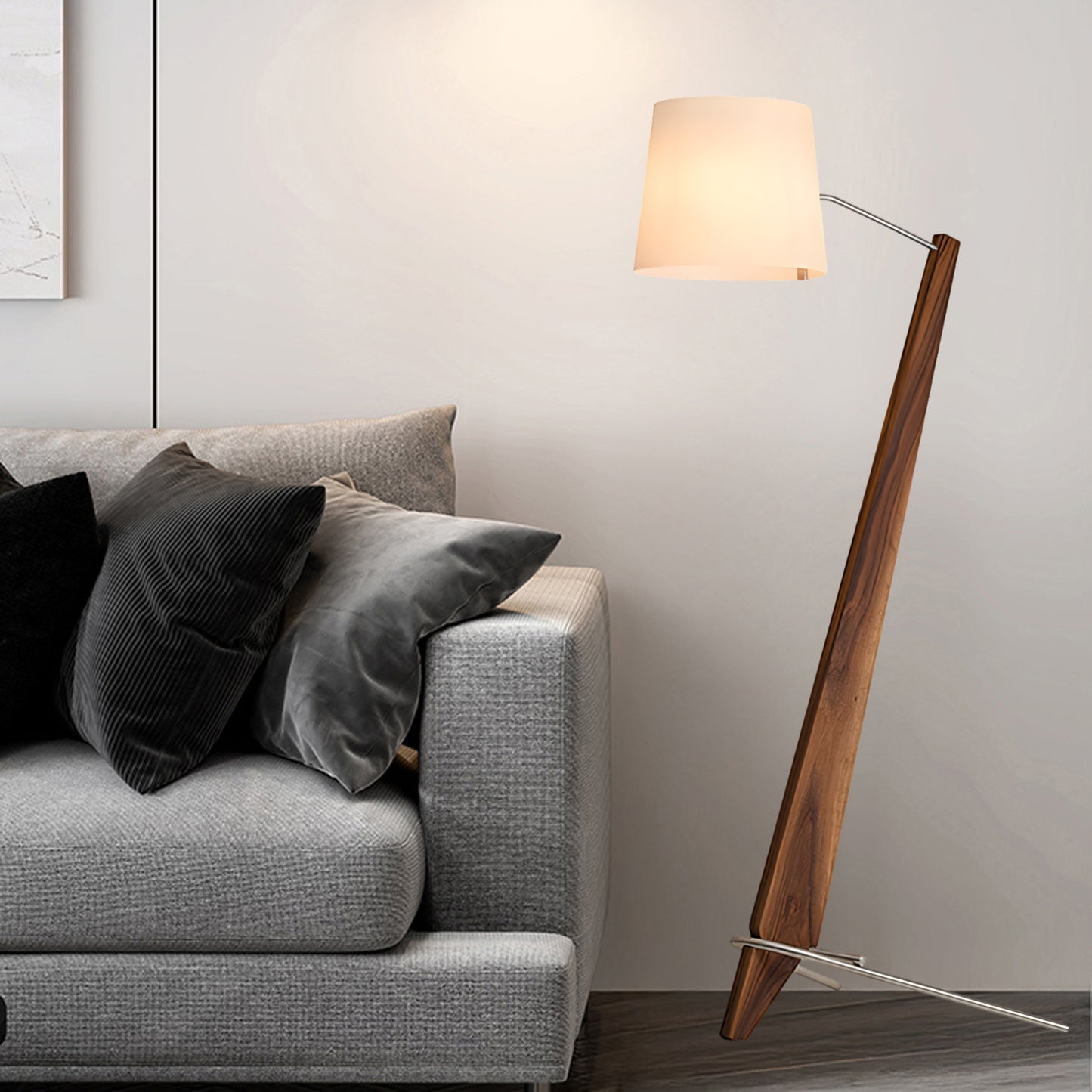 Silva Giant Minimalist Metal Floor Lamp