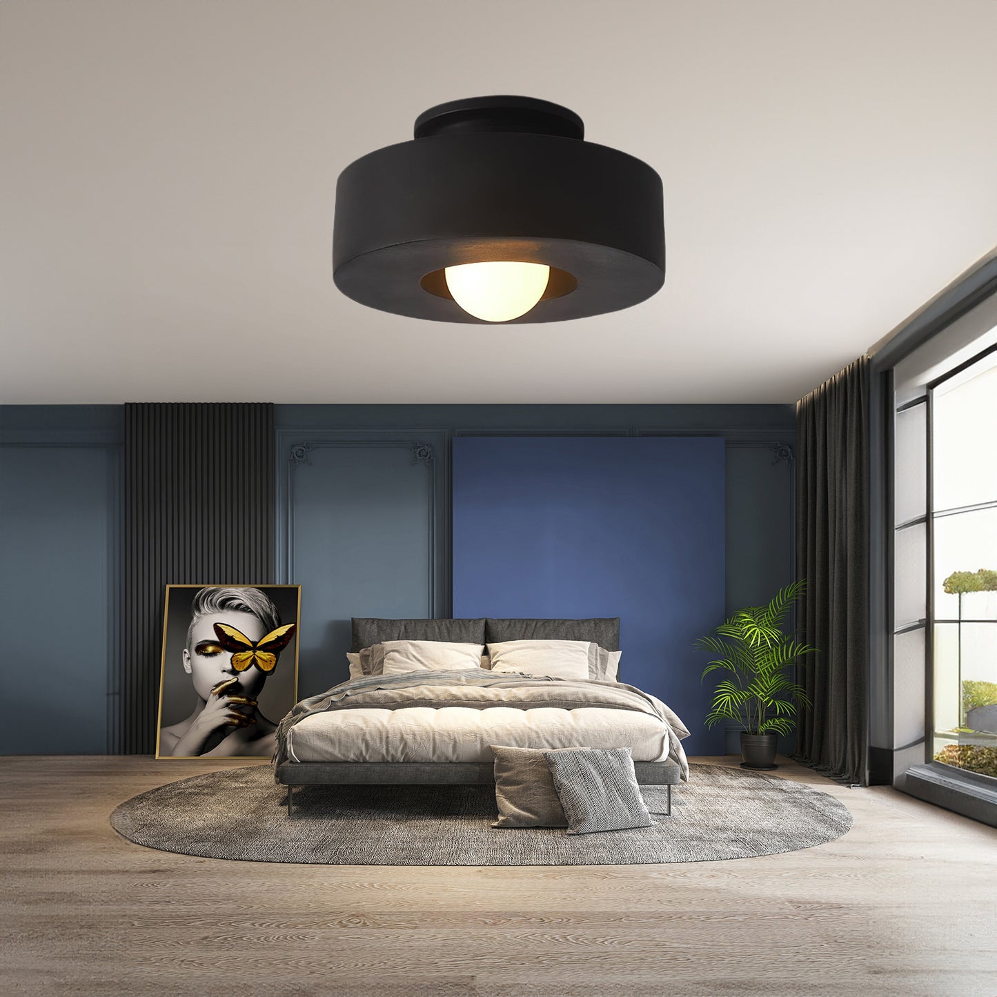 Simon Minimalist Material Ceiling Lamp