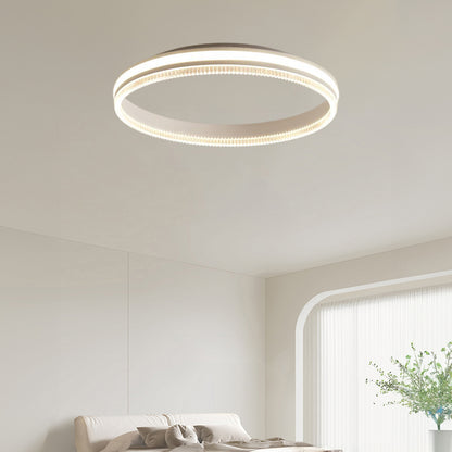 Simple Acrylic Ring Eclectic Metal Ceiling Light