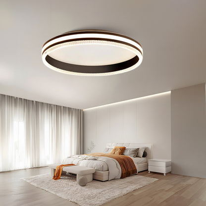 Simple Acrylic Ring Eclectic Metal Ceiling Light